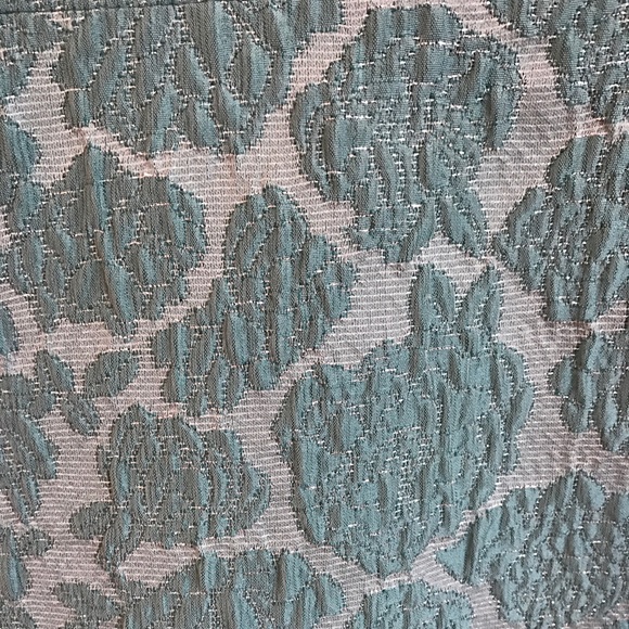 NWT Tibi Shiny Blue Flower Cap Sleeve Dress - Picture 3 of 3